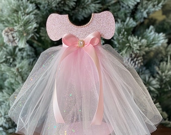 Pink Tutu Centerpiece,  Light Pink Tutu Centerpiece,  Luxury tutu Baby Shower, Tutu Dress Centerpiece Double Sided, Baby Girl Centerpiece