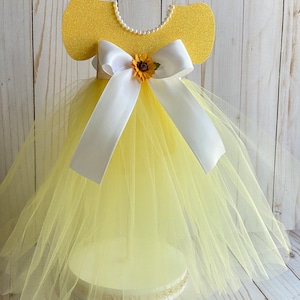 Sunflower Tutu Centerpiece, Sunflower Baby Shower Centerpiece, Sunflower Baby Shower Decoration, Sunflower Theme decor party, Sunflower tutu