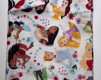 Disney PRINCESSES Pillow Case CINDERELLA Snow White Jasmine Mulan standard cotton handmade New