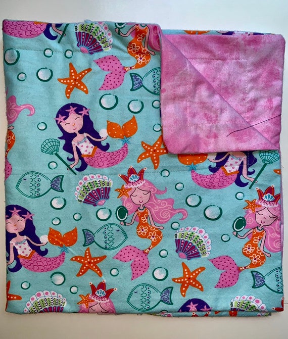 Mermaid weighted blanket sale