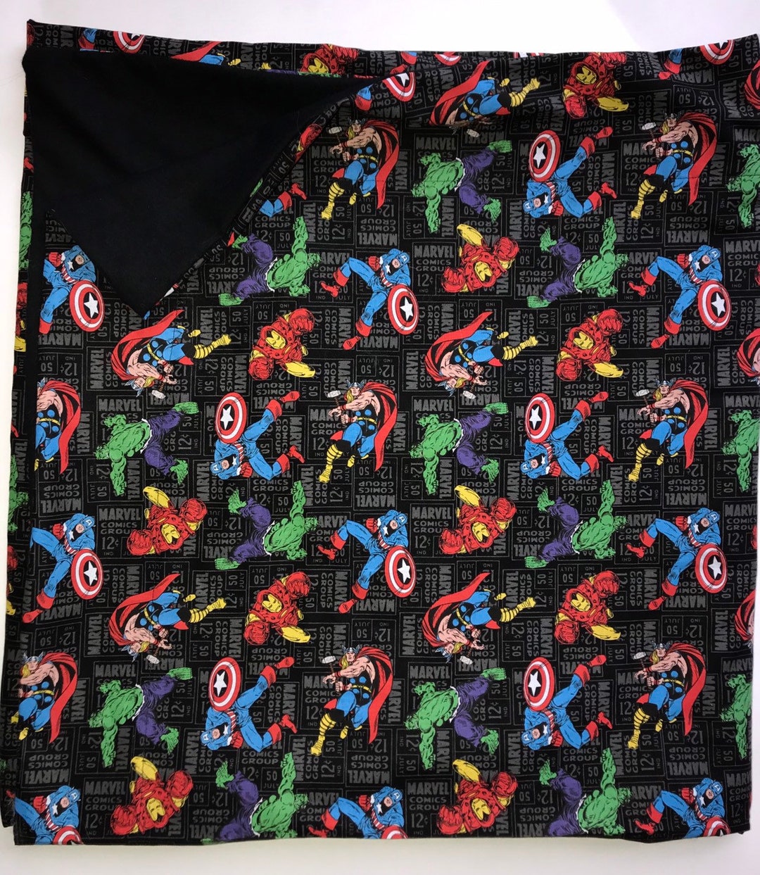 Sensory Marvel Comics Hulk Captain America Twin Pad WEIGHTED BLANKET 8
