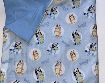Sensory Bluey Child WEIGHTED BLANKET 4  lbs. Handmade New Free Shipping