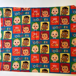Cocomelon Cotton Toddler Size Pillow Case Handmade NEW image 2