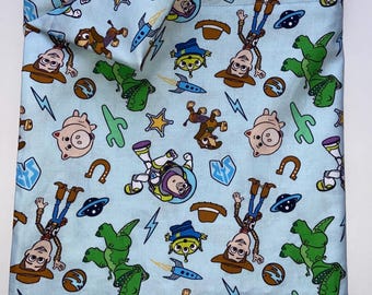 Toy Story Cotton Toddler Size Pillow Case Woody Buzz Forky Handmade NEW
