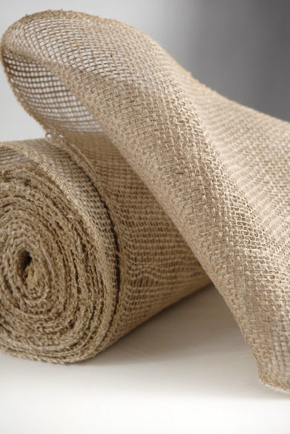 Items similar to Burlap Fabric 9" wide x 10 yards on Etsy