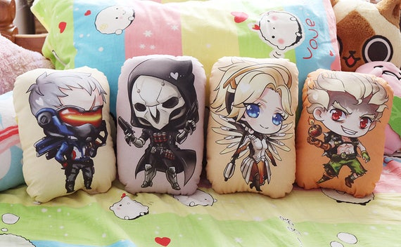 Overwatch Pillow Plushies: Mercy Overwatch pillow | Etsy