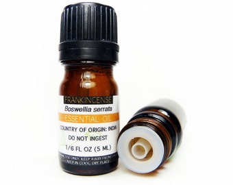 Frankincense Essential Oil, 5ML or 15ML, 100% PURE & Therapeutic Essential Oil