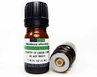 Tea Tree Essential Oil, 5ML or 15ML, 100% PURE & Therapeutic Essential Oil