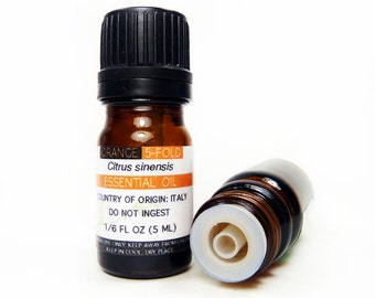 Orange 5-Fold Essential Oil, 5ML or 15ML, 100% PURE Essential Oil