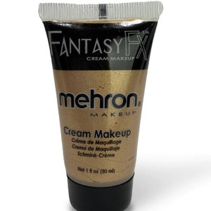 Mehron Makeup Hair and Body GlitterSpray 1 oz Gold
