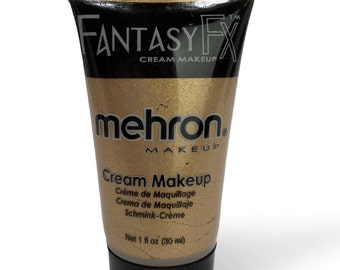 Gold Paint - Body and Face Paint Vegan - Mehron Makeup-Fantasy FX Makeup (Water Based) TV, Artist, Theatrical Makeup Makeup -1oz Tube.