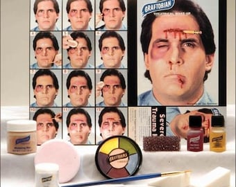 Kit de efectos especiales de maquillaje SPFX para traumas severos teatrales: maquillaje para teatro, escenario y Halloween.