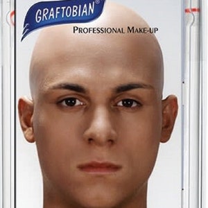 Professional Plastic/Vinyl Bald Cap Only - Long Neck - With Instructions