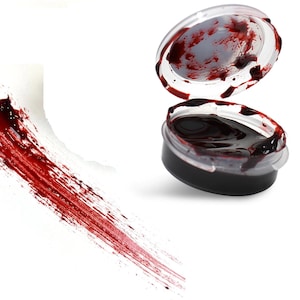 Mehron Makeup Coagulated Blood Gel(.5 oz)Non Drip Fake Blood-Excellent Theatrical Makeup/Special Effect/Blood Clots/Scrapes/Scabbing Effects