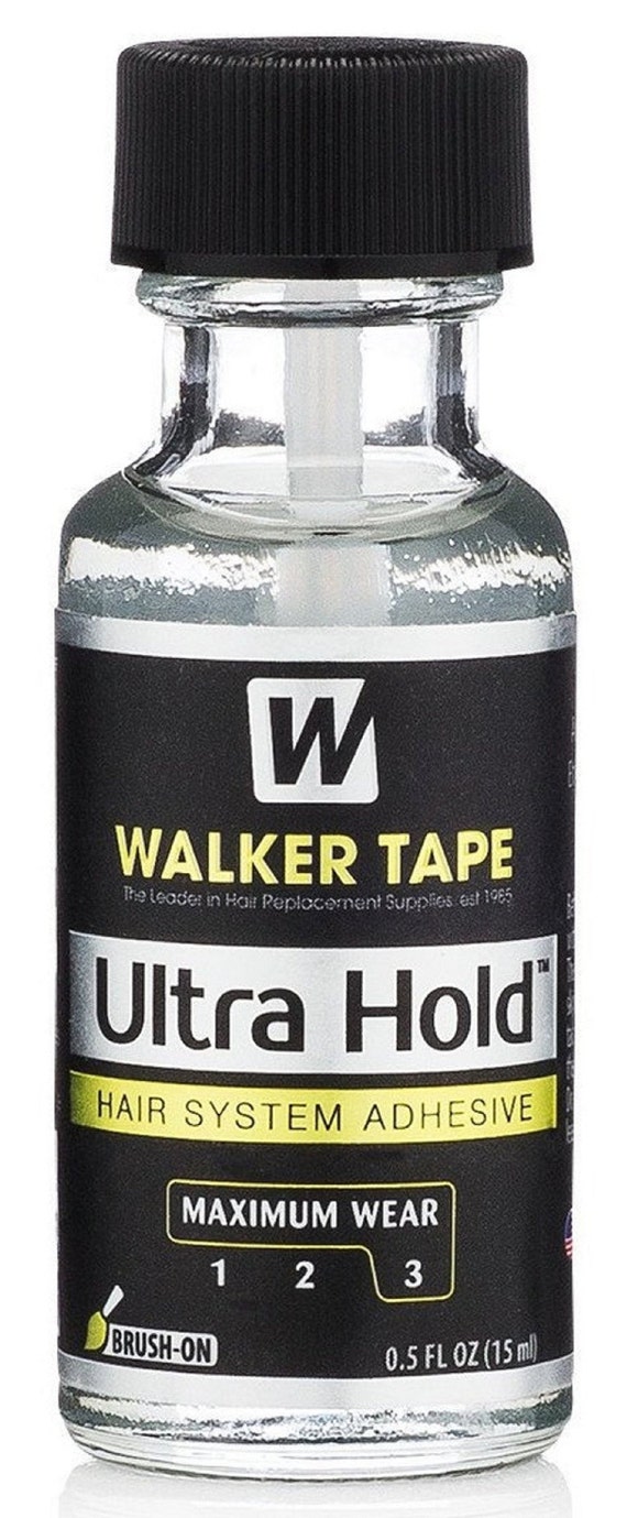 Walker Tape Ultra-Hold Hair System , Brush On Adhesive, 0.5oz