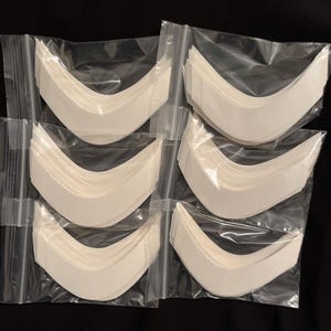 3 m 1522 rubans adhésifs pour postiches, 216 pièces AA Ruban adhésif transparent double face pour tenues de portage, postiche en poly pour perruque - Paquet de six, 36 bandes par paquet.