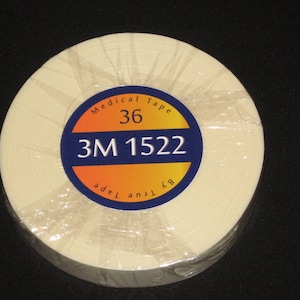 Supertape True Tape 3 M クリア 3/4"x 36 ヤード #1522 ヘアピースとウィッグ用の日常使いテープ。