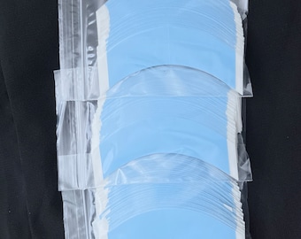 Walker Tape Blue Liner Wig Adhesive Tape  CC Contour 108 Pcs -Double Sided Clear Tape- Wig Tape For Lace Wigs, Toupee Hairpiece,.