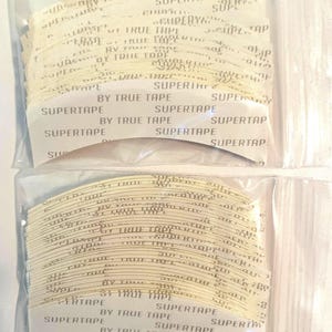 Supertape Lace Front Contour Double Sided Tape 72 Pieces Adhesive for Lace Wigs, Toupee, Hairpiece.