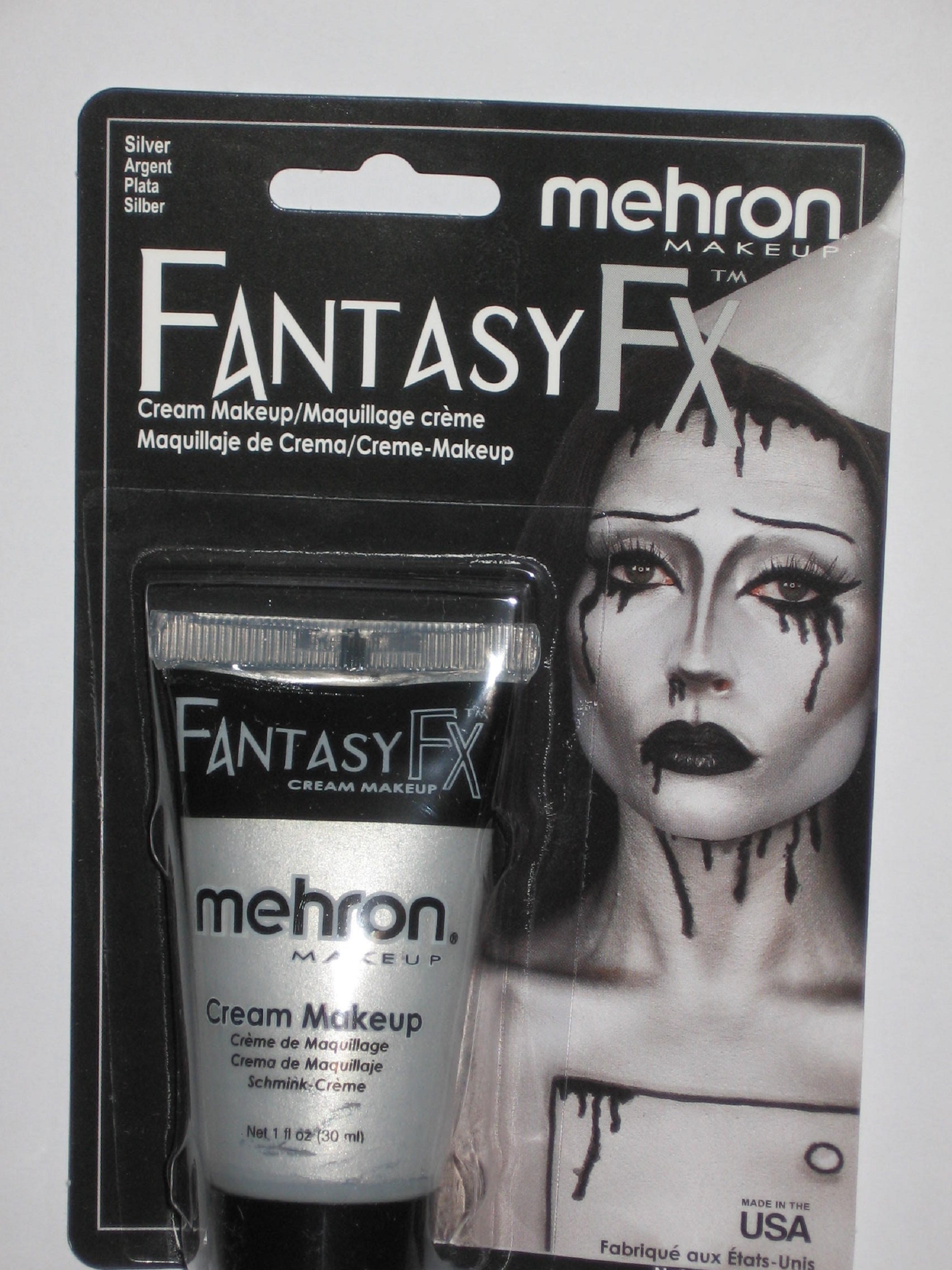 Mehron Fantasy FX™ Makeup (Water Based) 1oz - BLACK — Midwest Airbrush  Supply Co