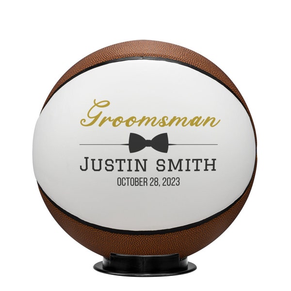 Groomsmen Basketball Gift for Groomsman Proposal Basketball Wedding Gift for Best Man Basketball for Groomsmen Proposal Gift for Him