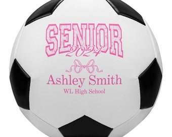 Coquette Soccer Gift for Graduation Display Senior Soccer Gift for High School Graduate Soccer Team Senior Night Gift Senior 2024