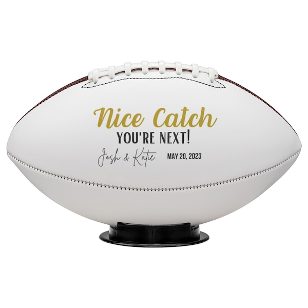 Garter Toss Alternative For Him Football Toss for Wedding Reception Bouquet Toss Alternative for Her Wedding Reception Fun Football Game