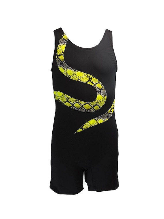 lime green wrestling suit
