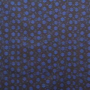 Black with Navy Blue Space Invaders 4 Way Stretch Spandex Fabric By The Yard, Leotard  Fabric, Dance Wear Material, Active Wear Fabric