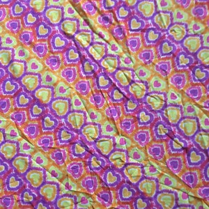 2 Yards Geometric Hearts 4 Way Stretch Spandex Fabric, Leotard Fabric, Swimsuit, Dance Wear, Active Wear Material