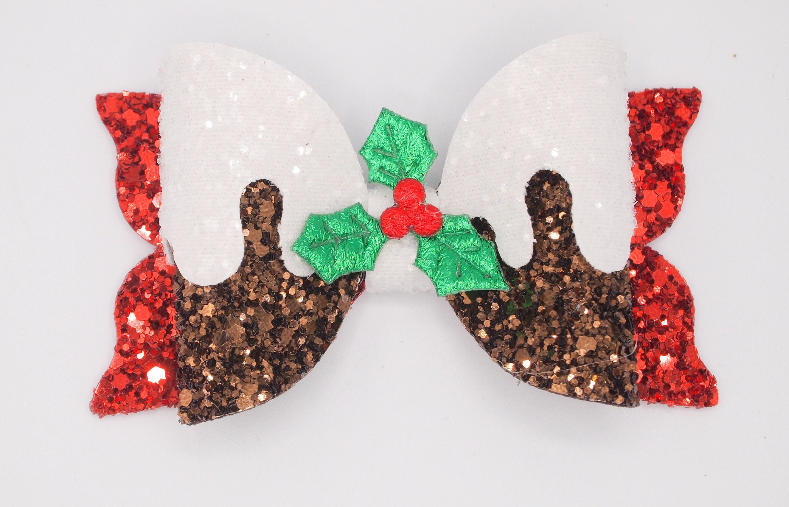 Dog Christmas Bowtie Dog Christmas Pudding Bow Dogs Etsy UK