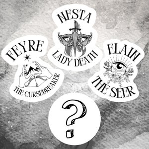 ACOTAR Inspired Archeron Sisters Sticker Bundle - OFFICIALLY LICENSED