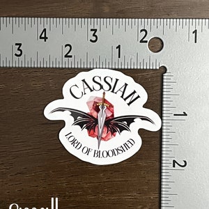 ACOTAR - Cassian Sticker - OFFICIALLY LICENSED - Etsy