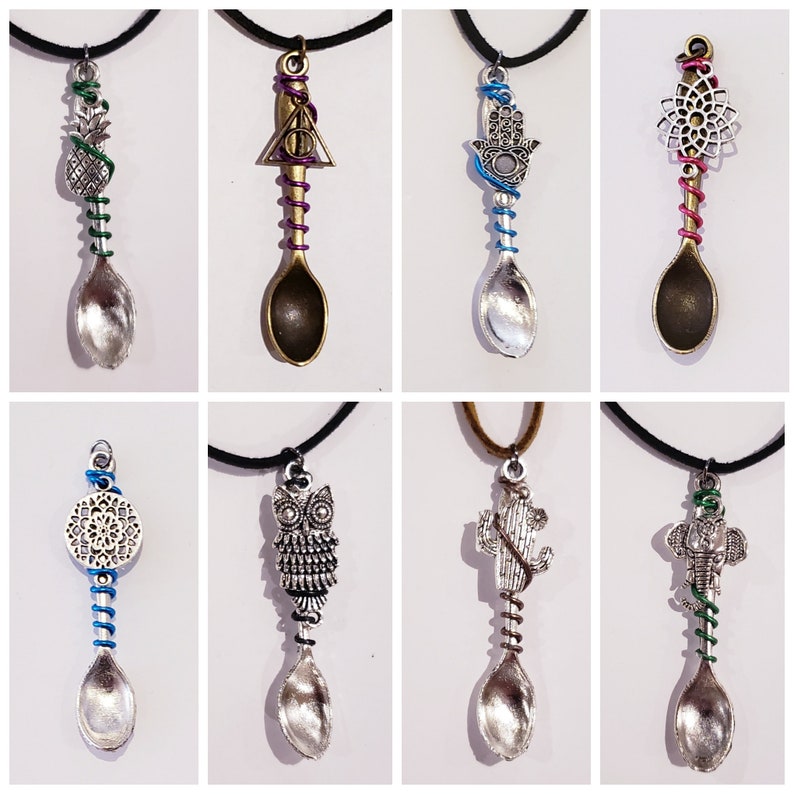 Spoon Necklace Spoonie Necklace Spoon Theory Etsy