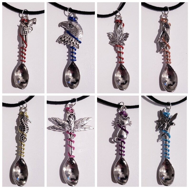 Spoon Necklace Spoonie Necklace Spoon Theory Etsy