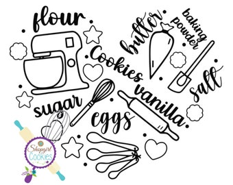 Hornear-SVG, Galletas SVG, Panadero de galletas, Hornear SVG, Hornear, Galletas, Galletas, Camisetas, Vida de galleta, Hornear, Panadero, Galletero