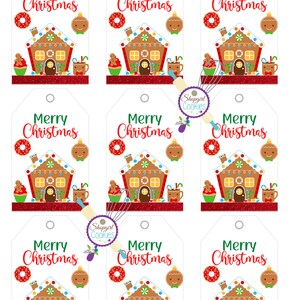 Merry Christmas Tags, Christmas Tags, Christmas Cookie Decorating Kit, Christmas Cookies, Cookie Kits, Christmas, Tags, Cookie Tags