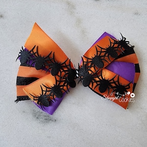 Halloween Bow, Halloween, Craft, Ribbon, Bows, Cookies, Cookie Maker, Cookie Packaging, gift packaging