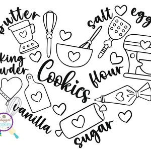 Baking-SVG, Kekse SVG, Cookie Baker, Backen SVG, Backen, Kekse, Kekse, T-Shirts, Cookie Life, Backen, Bäcker