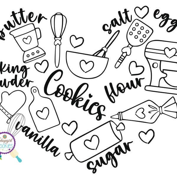 Baking-SVG, Cookies SVG, Cookie Baker, Baking SVG, Baking, Cookies, Cookies, T-Shirts, Cookie Life, Baking, Baker, Cookier