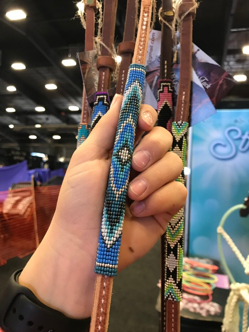 Beaded over and Under whip