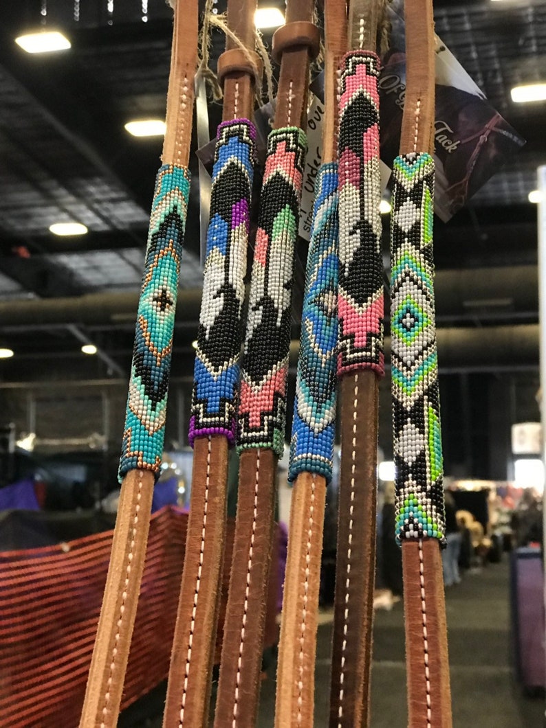 Beaded over and Under whip