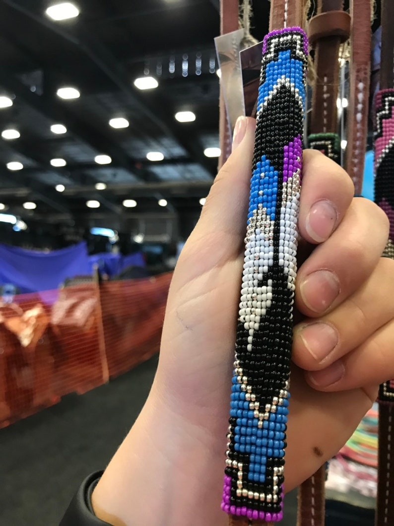 Beaded over and Under whip