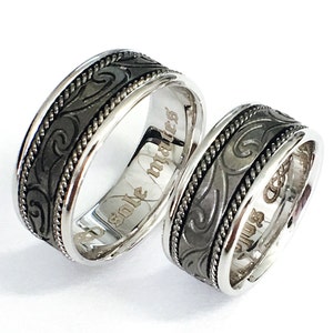 Celtic Knot Ring, Celtic, Wedding Bands, Scottish Ring, Unique Celtic Ring, Celtic Ring Sets, Couples Wedding Bands, Celtic Wedding Band Set