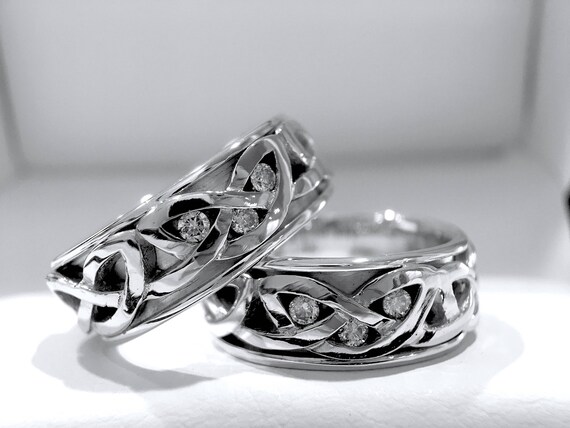 Unique celtic rings discount