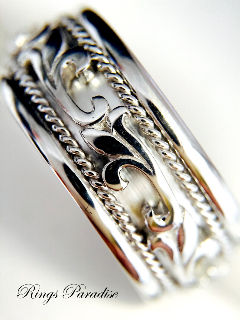 14k Gold Celtic Wedding Bands Celtic Knot Ring Scottish | Etsy