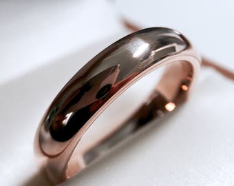 6mm-8mm Rose Gold Tungsten Band, Promise Rings, Tungsten, Anniversary Rings, Women's Wedding Band, Wedding Rings, Weddings, For Her, Gift