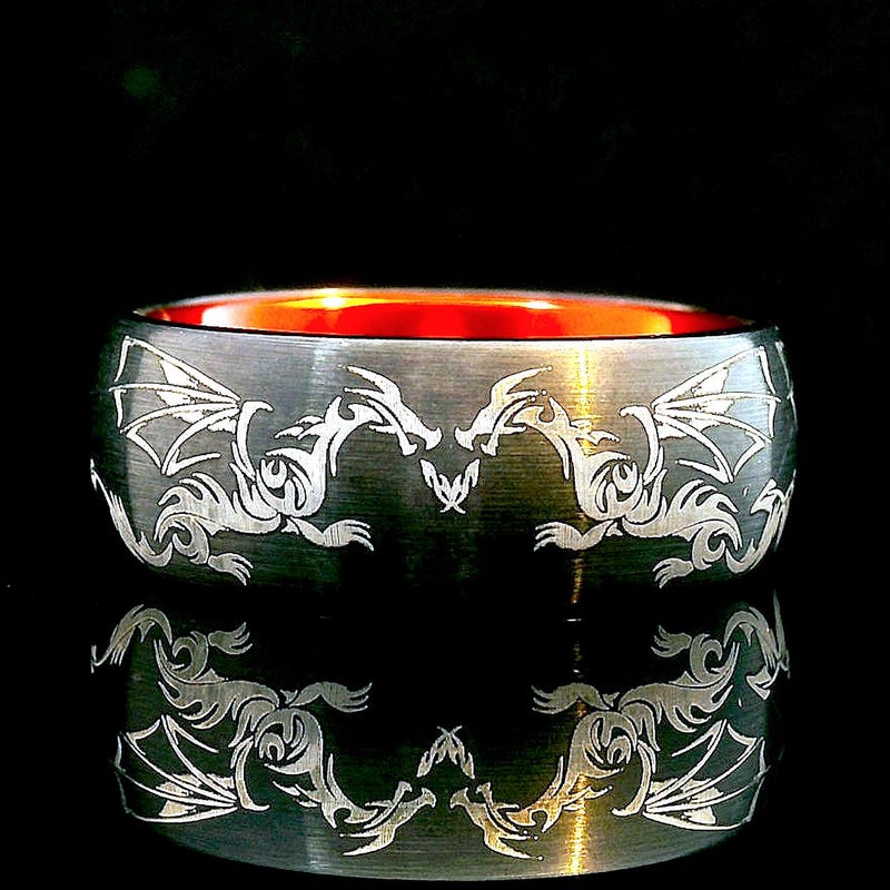 Dragon Wedding Ring - Etsy