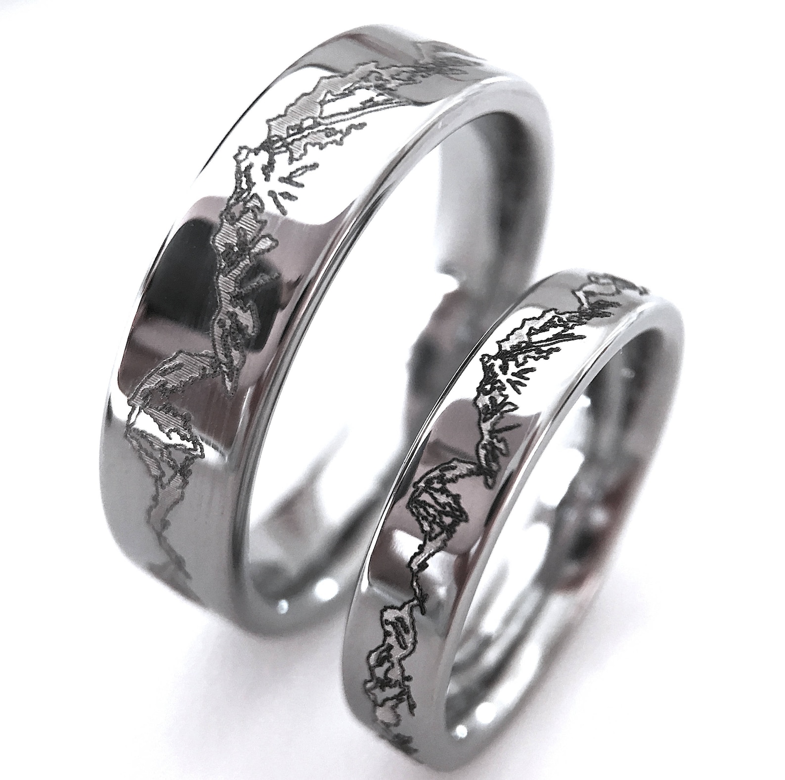 Tungsten Wedding Band Tungsten Ring His Promise Rings Etsy