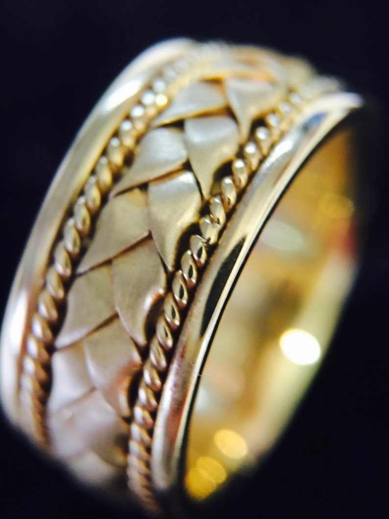 14k Gold Claddagh Ring Men&#039;s Women Scottish Ring Unique - Etsy